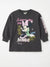 Zara Girl's Dark Grey Minnie Mouse Graphic Print Sweatshirt Dress | Zara In Lebanon