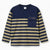 Zara Boy's Navy/Beige Striped With Chest Pocket Long Sleeve Blouse | Zara In Lebanon