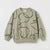 Zara Baby Boy's Khaki Green Patterned Sweatshirt | Zara In Lebanon