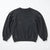 Zara Girl's Dark Grey Fancy Sleeve Crew Neck Sweatshirt | Zara In Lebanon
