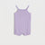 Sinsay Girl's Light Purple Ribbed Camisole Romper