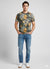 Redefined Rebel Men's Black T-Shirt With Floral Print | Redefined Rebel In Lebanon