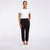 Mario Serrani Women's Black Comfort Stretch Pull-On Capri Pants