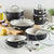 KitchenAid Black 12 pcs Hard Anodized Ceramic Non-Stick Cookware Set |KitchenAid In Lebanon
