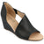Journee Collection Women's Black Zip Peep Toe Wedge Sandals | Journee Collection In Lebanon