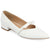 Journee Collection Women's White Cait Bow Mary Jane Flats | Journee Collection In Lebanon