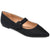 Journee Collection Women's Black Karissa Buckle Flats | Journee Collection In Lebanon