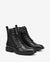 Reaction Kenneth Cole Men's Black Leather Captain Combat Boots