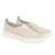 Pair of beige slip-on shoes on a white background with a cashback 20% badge.