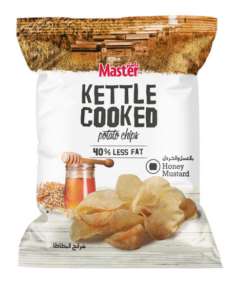 Master Kettle Cooked Potato Chips Honey Mustard 144g