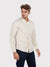 Celio Men's Beige Solid Regular Fit Cotton Shirt | Celio In Lebanon