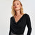 Sinsay Women's Black Plain Blouse