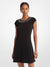 Michael Kors Women's Black Embellished Cap-Sleeve Dress |Michael Kors in Lebanon