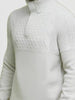 Celio Men's Light Grey Solid Regular Fit Cotton Long Sleeve Sweater | Celio In Lebanon