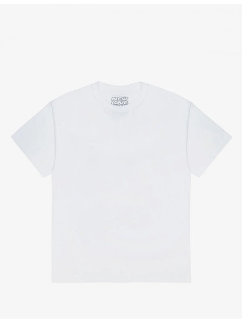 New Love Men's White T-Shirt AMF2721 (I) shr