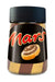 Jar of Mars candy on a white background
