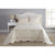 Modern Heirloom Ivory/Pink Felisa Floral Embroidered Quilted Bedspread - Queen | Modern Heirloom In Lebanon