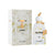 Hamidi Taj perfume bottle and packaging with marble design on a white background