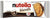 Packaging of Nutella Biscuits showing the brand's logo, image of the biscuits, and the Nutella jar.