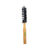 Hairbrush with black bristles on a white background