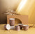 Crown Collection Brown Arabic Coffee Cups 6pc ET2106