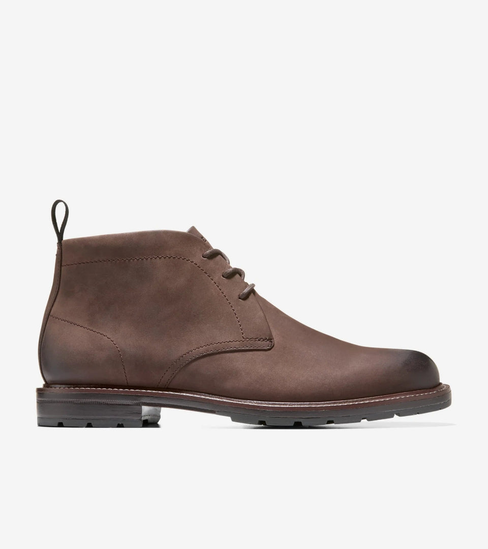 Cole Haan Men's Brown Roundhill Grand Waterproof Chukka Boots