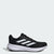 Black and blue Adidas Y-3 running shoe on a white background