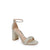 Jewel Badgley Mischka Women's Light Gold Shea Round Toe Dress Heeled Sandals