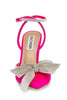 Steve Madden Lumiere Fuchisia Satin Sandal's | Steve Madden In Lebanon