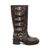 Steve Madden Women's Dark Gray Leather Battle Boot|Steve Madden In Lebanon