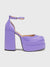 Steve Madden Women's Purple Satin Charlize Heels | Steve Madden In Lebanon