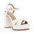 Steve Madden Women's White Leather Acclaim Sandals | Steve Madden In Lebanon