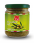 A jar of Taj Green Olives Pate with the label showing the brand name, product name, and an image of green olives.