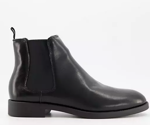 ASOS Design Men's Black Boot ANS182(shoes65)