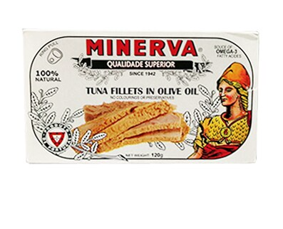 Minerva Tuna Fillets In Olive Oil 120g