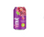 Purple can of Vinut Red Grape juice drink with grapes on a white background
