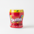 Skittles candy container on a gray surface