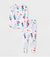 Disney Girl's White 2pc Disney Princess Printed Long Sleeve Pajama Set | Disney In Lebanon