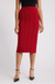 Anne Klein Women's Red Chevron-Stitch Knit Pencil Skirt | Anne Klein In Lebanon