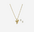 Holiday Lane Women's Gold-Tone Crystal & Pearl Angel Necklace & Earrings Set | Holiday Lane In Lebanon