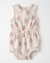 Carter's Baby Girl's Light Beige Little Planet Strawberry Printed Organic Cotton Romper | Carter's In Lebanon