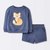 Cloud Island Baby Boy's Washed Navy 2pc Fox Applique Sweatshirt & Shorts Set | Cloud Island in Lebanon