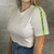 Pull & Bear Women's White Cropped T-Shirt | Pull & Bear In Lebanon