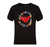 Emporio Armani Women's Black With Colorful Prints Round T-Shirts | Emporio Armani In Lebanon