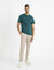 Celio Men's Dark Green Regular Fit 100% Cotton T-Shirt | Celio In Lebanon