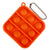 Chuckle & Roar Mini POP It! Neon Orange Square tg933