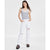 Tinseltown Women's White Relaxed Ripped Straight-Leg Jeans |Tinseltown in Lebanon