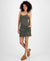 Tinseltown Women's Olive Green Sweetheart-Neck Cargo Mini Dress | Tinseltown In Lebanon