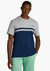 Tommy Hilfiger Men's Navy & Grey Colourblock T-Shirt | Tommy Hilfiger In Lebanon