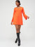 V By Very Women's Orange Mini Dress UX7ZC FE606 s